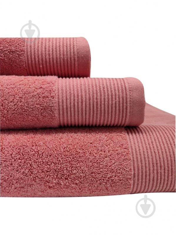 Рушник махровий Гофре 70x140 см чайна троянда La Nuit - фото 2