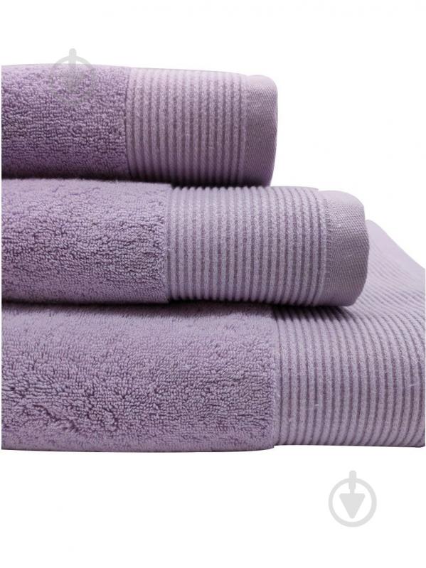 Полотенце махровое Гофре 70x140 см сиреневый La Nuit - фото 2