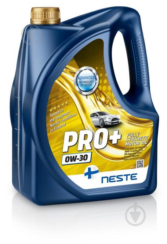 Моторне мастило Neste Oil Pro+ 0W-30 4 л - фото 1