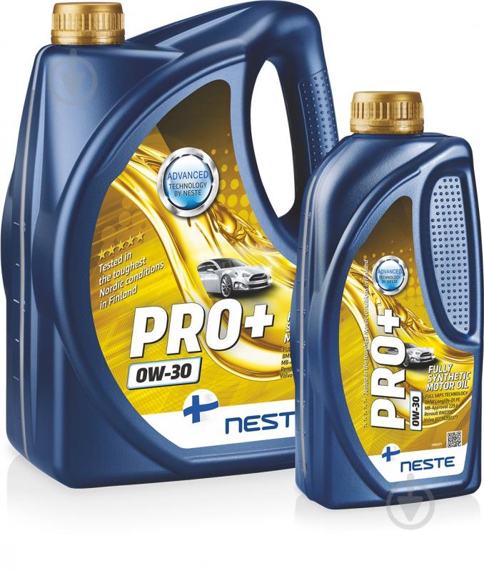 Моторное масло Neste Oil Pro+ 0W-30 5 л - фото 1