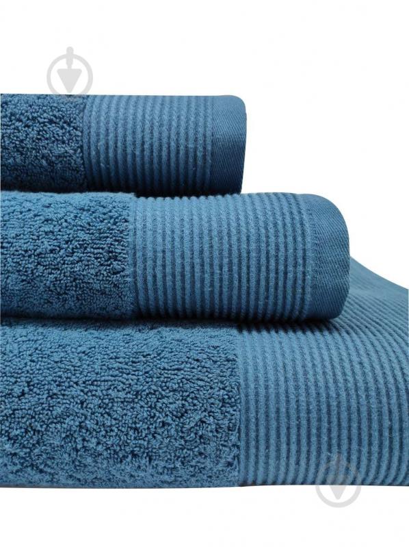 Рушник махровий Гофре 70x140 см неві La Nuit - фото 2