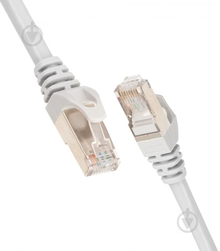 Патч-корд 2E Cat 5e UTP RJ45 26AWG 7/0.16 CCA 2E-PC5ECA-050GRY 0,5 м серый - фото 2