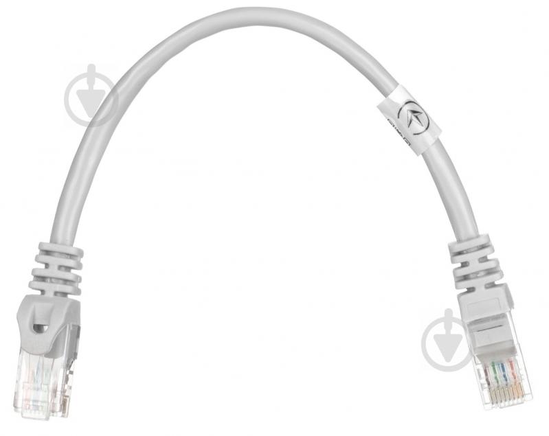 Патч-корд 2E Cat 5e UTP RJ45 26AWG 7/0.16 CCA 2E-PC5ECA-050GRY 0,5 м серый - фото 1