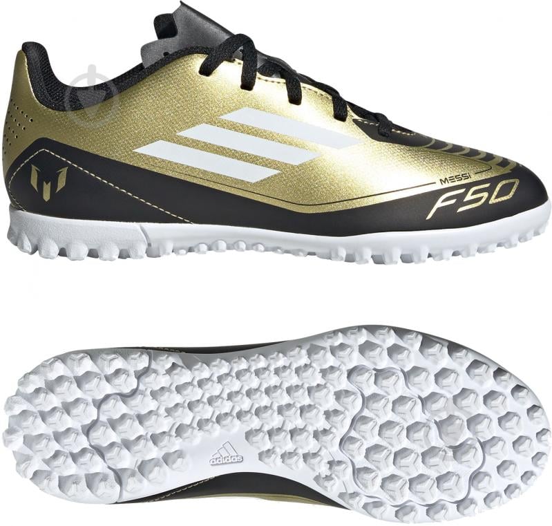 Cороконіжки Adidas F50 CLUB TF J MESSI IG9297 р.36 жовтий - фото 9