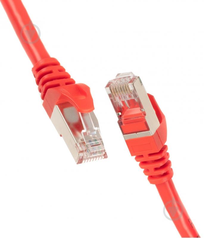 Патч-корд 2E Cat 5e UTP RJ45 26AWG 7/0.16 CCA 2E-PC5ECA-050RD 0,5 м красный - фото 2