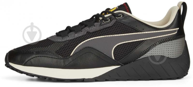 Кросівки чоловічі демісезонні Puma FERRARI SPEEDFUSION 2.0 PUMA BLACK-ASPHA 30752101 р.42 чорні - фото 1