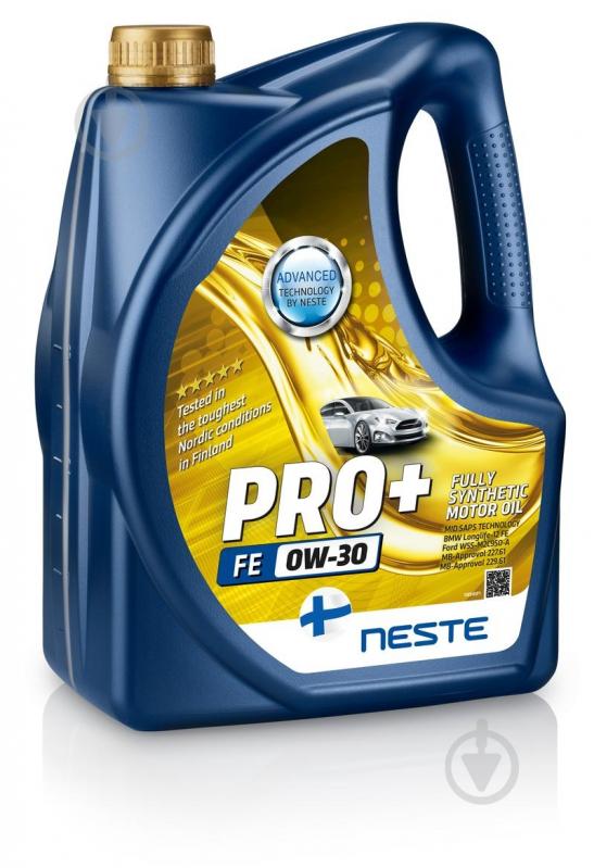 Моторне мастило Neste Oil Pro+ FE 0W-30 4 л - фото 1