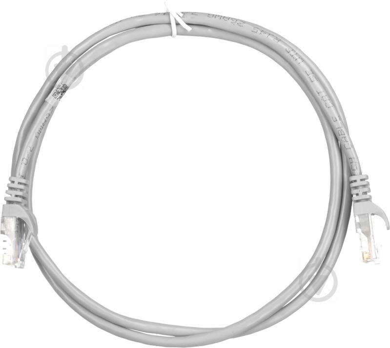 Патч-корд 2E PC5ECOP - 120GRY Cat 5e / RJ45 / 26AWG 1,2 м сірий - фото 2