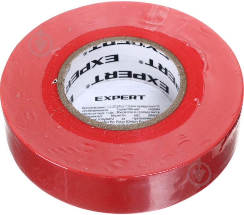 Ізострічка Expert Power 0,18х19 мм 20 м червона ПВХ EPUT-0,18X19mmX20M-red - фото 2