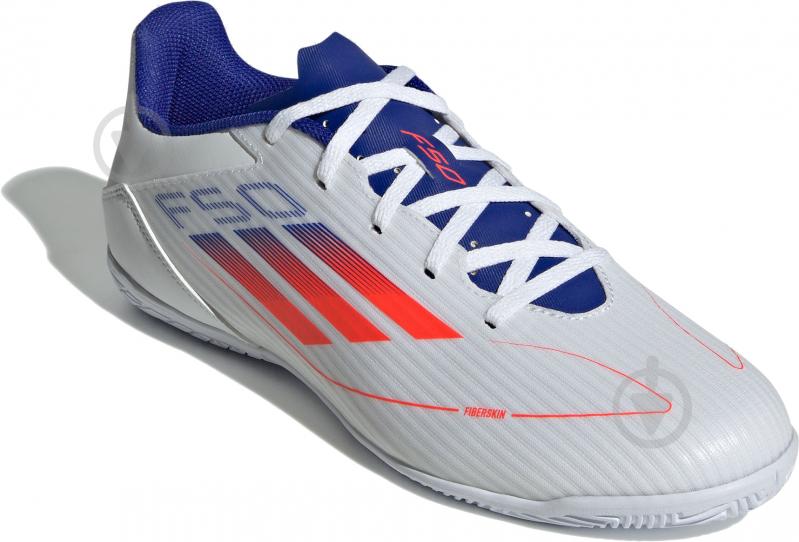 Футзальная обувь Adidas F50 CLUB IN IF1345 р.41 1/3 белый - фото 3