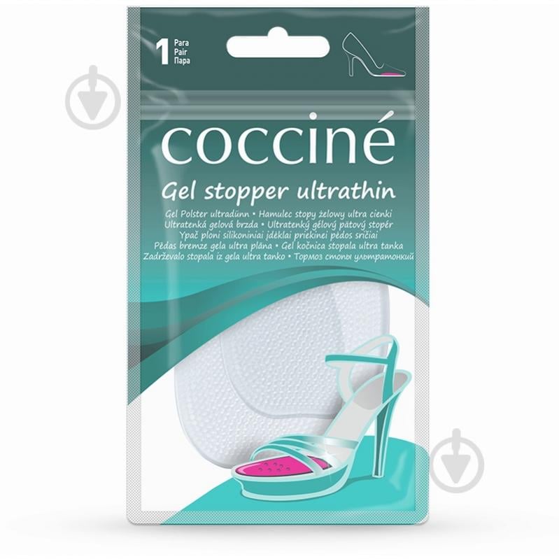 Подпяточник силиконовый GEL STOPPER ULTRATHIN ультратонкий COCCINE прозрачный - фото 1