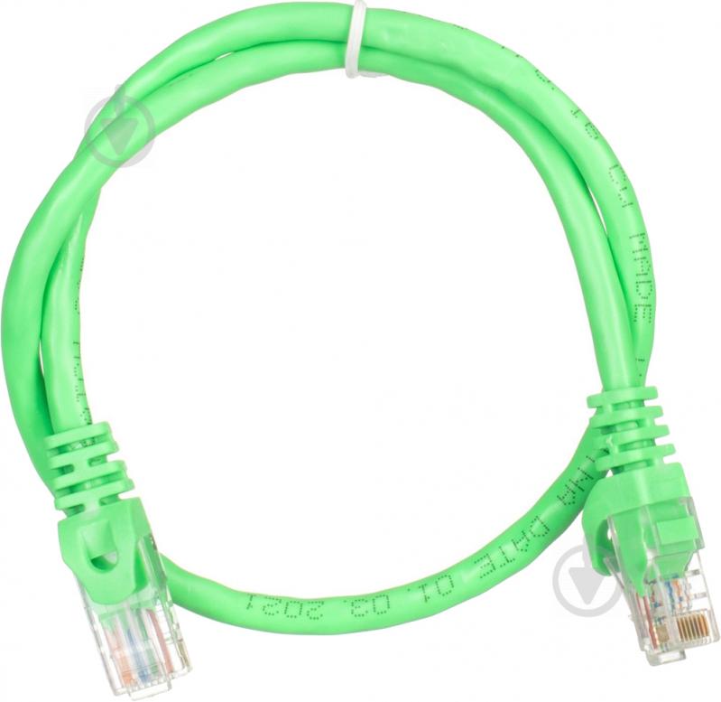 Патч-корд 2E PC6COP - 050GRN Cat 6 / RJ45 / 26AWG 0,5 м зелений - фото 2