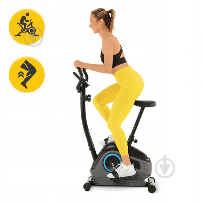 Велотренажер 4fizjo Active+ AW2425 Black/Blue (P-5905973401609) - фото 2