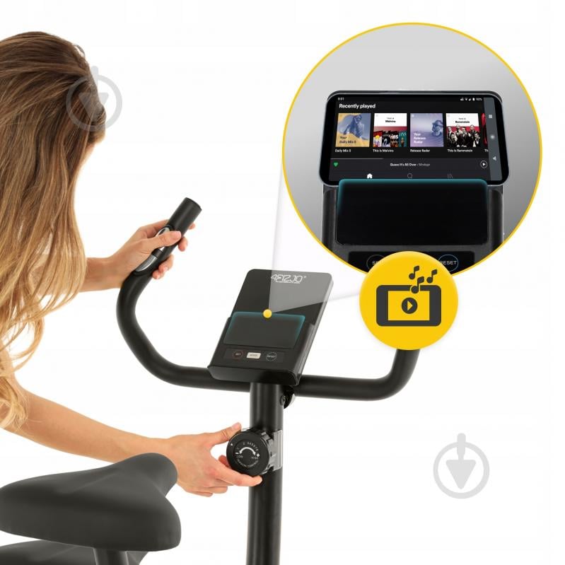 Велотренажер 4fizjo Active+ AW2425 Black/Blue (P-5905973401609) - фото 10