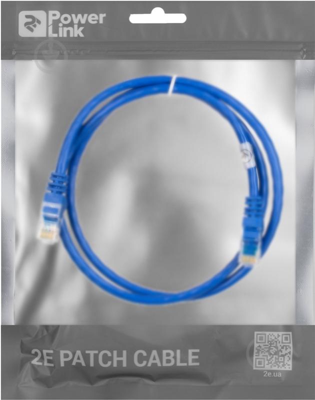 Патч-корд 2E Cat 6 UTP 26AWG 2E-PC6COP-100BL 1 м синий - фото 3