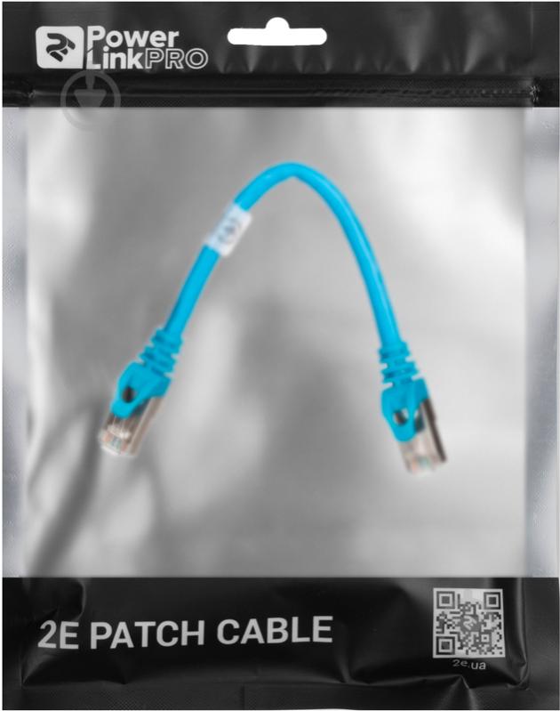 Патч-корд 2E Cat 6 S-FTP 27AWG 2E-PC6SFTPCOP-020BL 0,2 м синий - фото 3