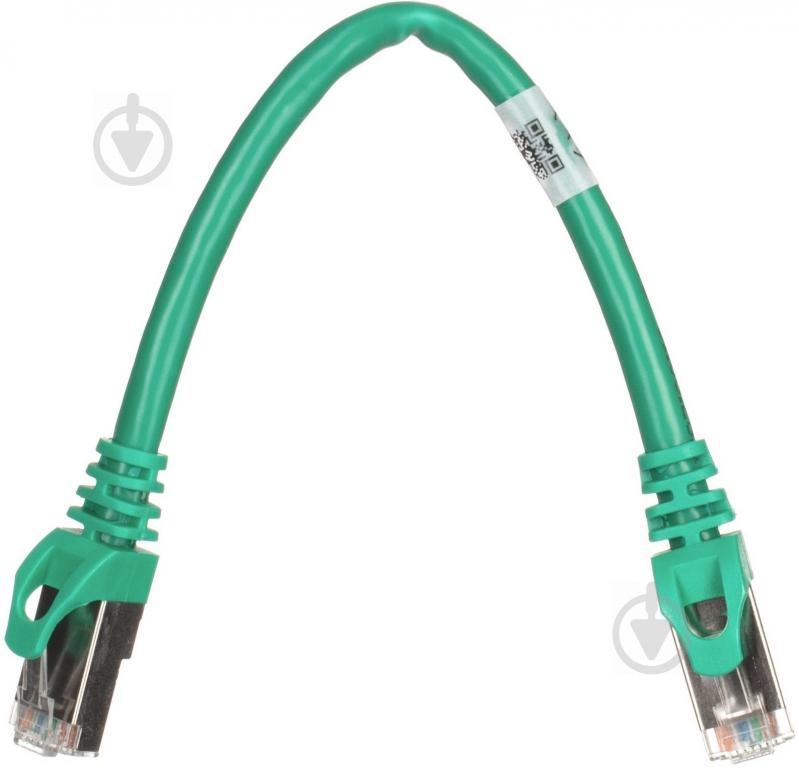 Патч-корд 2E Cat 6 S-FTP RJ45 4Х2 27AWG 7/0.14 Cu 2E-PC6SFTPCOP-020GRN 0,2 м зеленый - фото 2