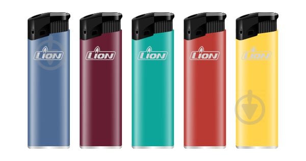 Зажигалка Lion карманная одноразовая LP-8025 Стиль цвет в ассортименте