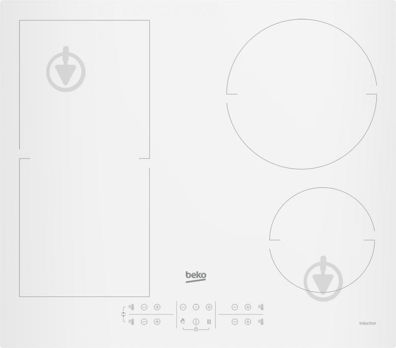 Варочная поверхность электрическая Beko HII64200FMTW - фото 1