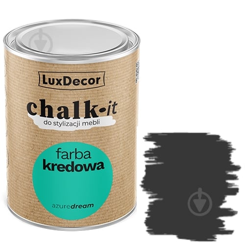 Фарба LuxDecor Chalk-it anthracite мат 0,125 л - фото 1