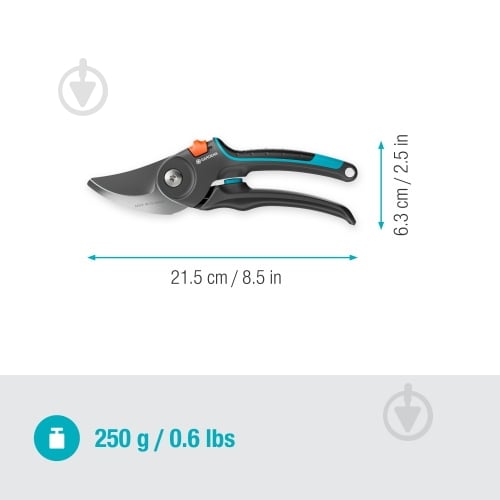 Секатор Gardena PremiumCut Pro fresh wood 24 мм (12251-20.000.00) - фото 5
