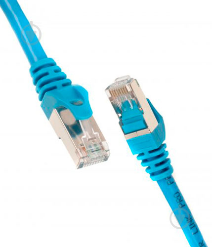 Патч-корд 2E Cat 6,S-FTP,RJ45, 4Х2 27AWG ,7/0.14 Cu, PVC 1,5 м синий - фото 1