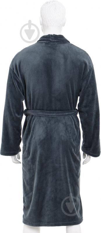 Халат домашний La Nuit Solid р. L темно-серый - фото 3