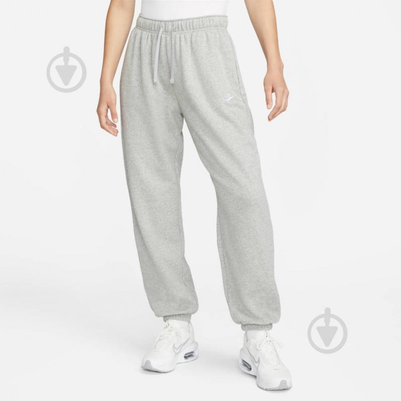 Штани Nike W NSW CLUB FLC MR OS PANT DQ5800-063 р. M-T сірий - фото 1