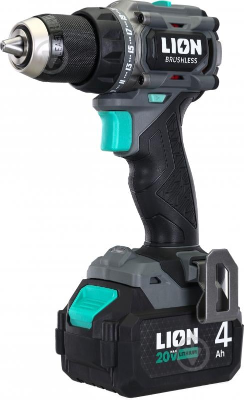 Шуруповерт аккумуляторный LION BD2-20BL-60NM-4A1-C - фото 1