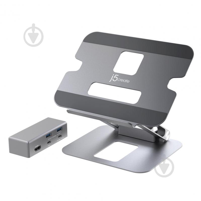 Док-станция J5Create JTS327-N dark grey (JTS327-N) - фото 2
