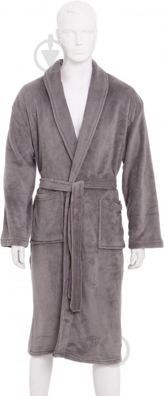 Халат домашний La Nuit Solid р. L тауп - фото 1