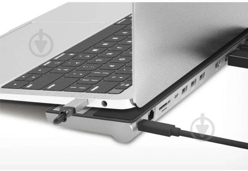 Док-станция J5Create USB-C 10-в-1 dark grey (JCD543P-EN) - фото 14