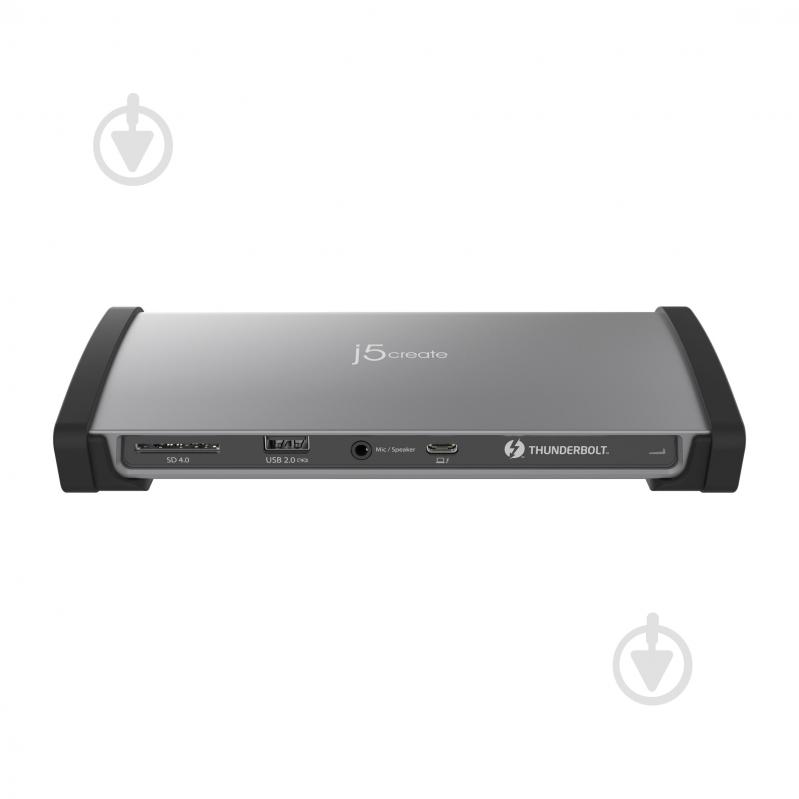 Док-станція J5Create USB-C 11-в-1 dark grey (JTD562-EN) - фото 3