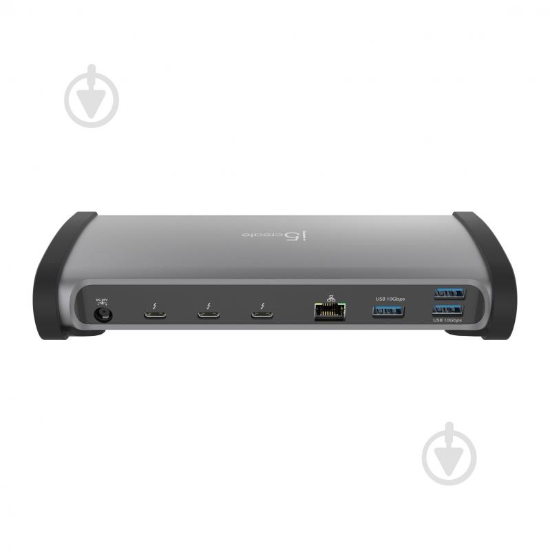 Док-станція J5Create USB-C 11-в-1 dark grey (JTD562-EN) - фото 4