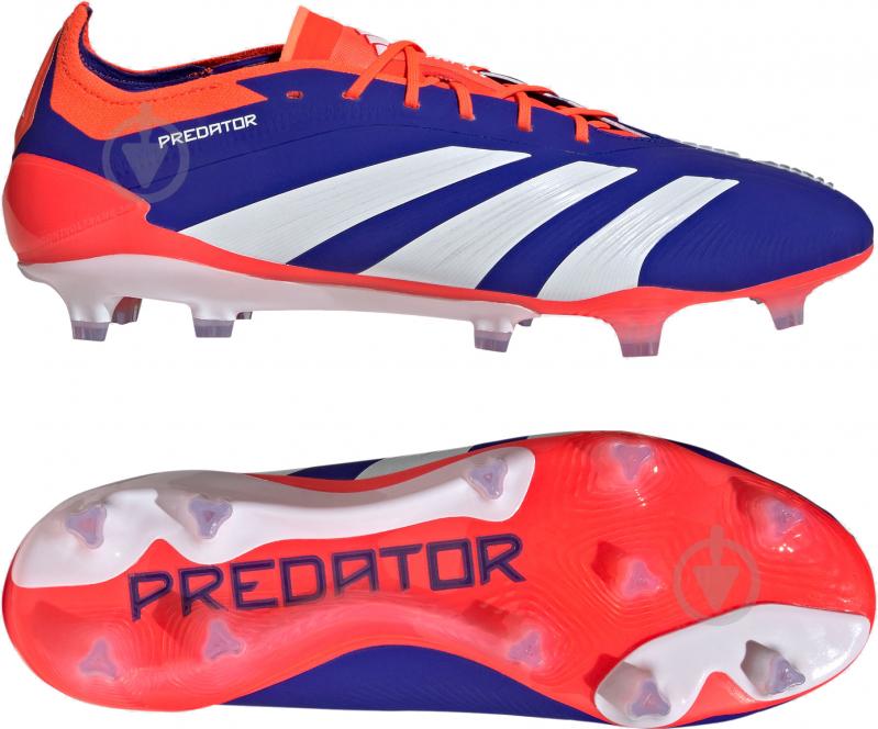 Бутсы Adidas PREDATOR ELITE FG IF8867 р.41 1/3 синий - фото 8