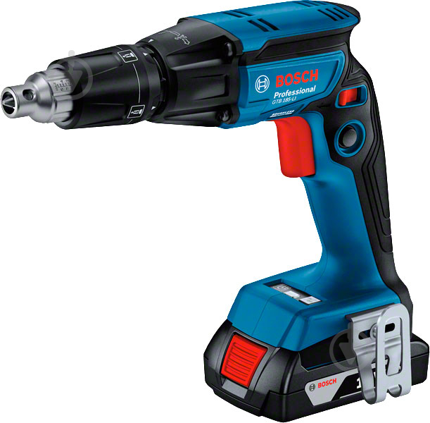 Шуруповерт акумуляторний Bosch Professional GTB 185-LI 2 акб 06019K7022 - фото 1