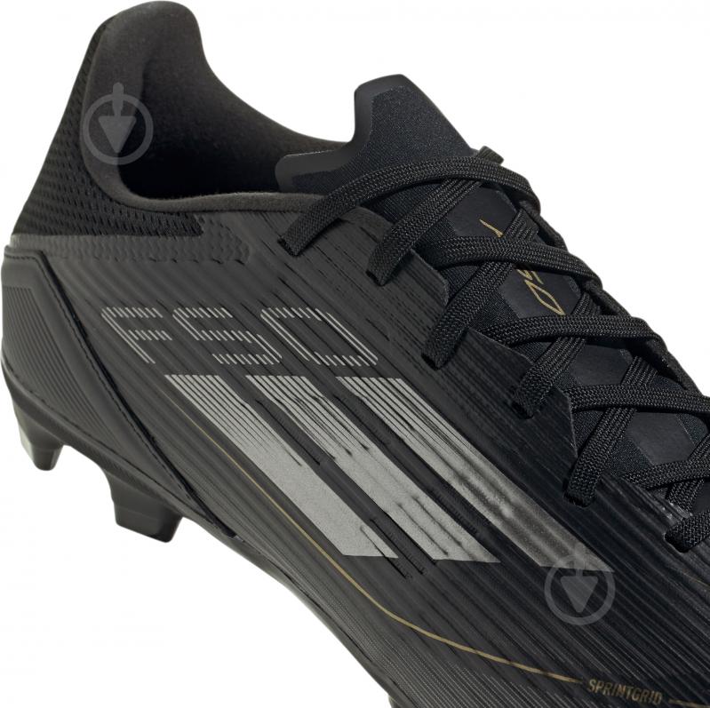 Бутсы Adidas F50 LEAGUE FG/MG IE3181 р.41 1/3 черный - фото 7