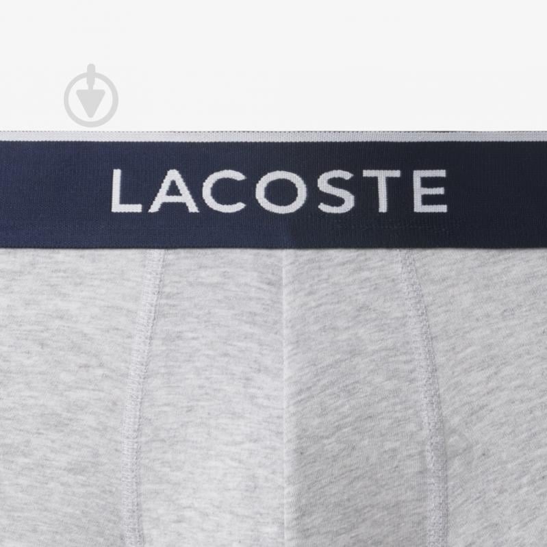 Трусы мужские Lacoste 5H1300CCA S серый - фото 4 Трусы мужские Lacoste 5H1300CCA S серый - фото 4
