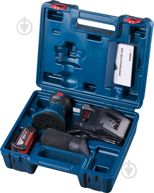 Ексцентрикова шліфмашина Bosch Professional GEX 185-LI 06013A5021 - фото 3