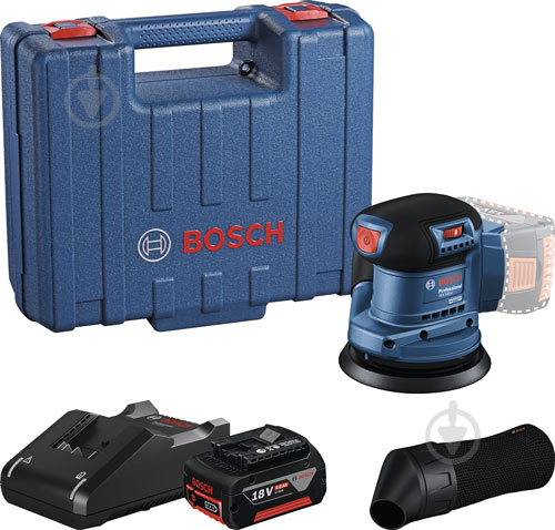 Ексцентрикова шліфмашина Bosch Professional GEX 185-LI 06013A5021 - фото 2