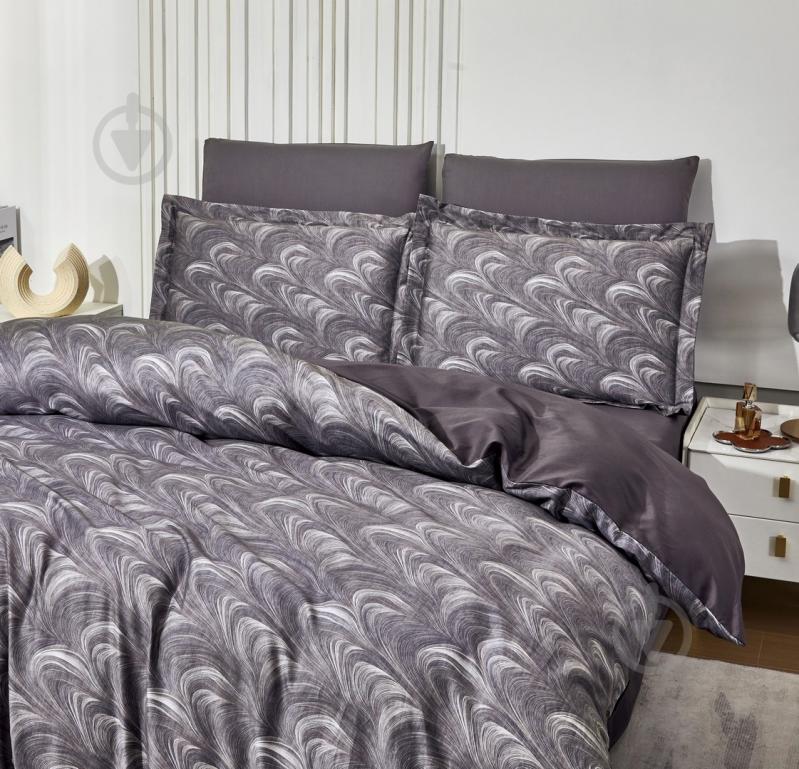 Комплект постільної білизни L1894-сімейний коричневий Word of Dream - фото 1 Комплект постільної білизни L1894-сімейний коричневий Word of Dream - фото 1