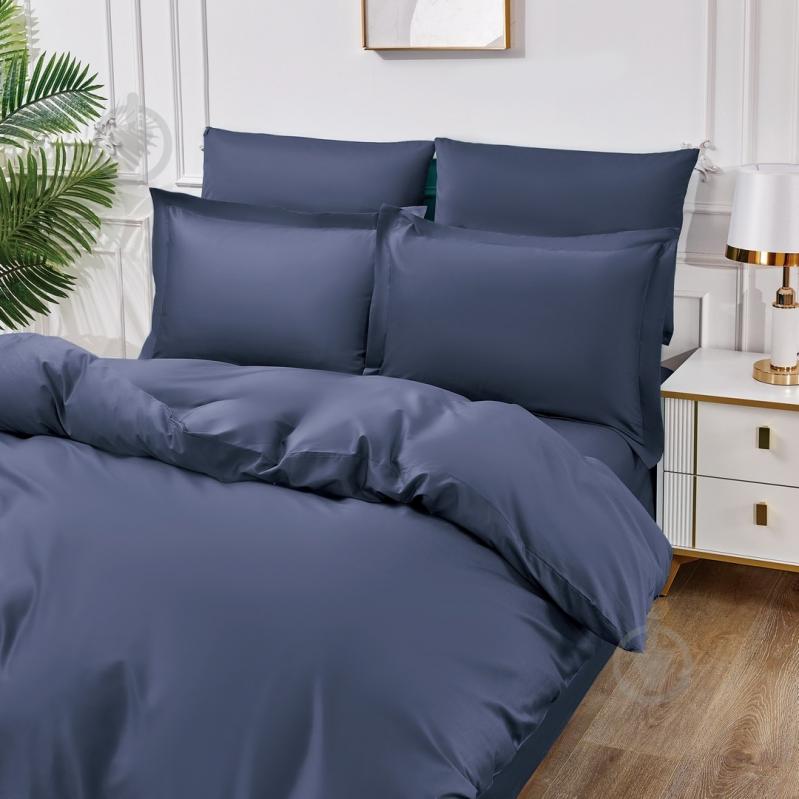 Комплект постільної білизни Vintage Indigo-1,5 синій Word of Dream - фото 1 Комплект постільної білизни Vintage Indigo-1,5 синій Word of Dream - фото 1