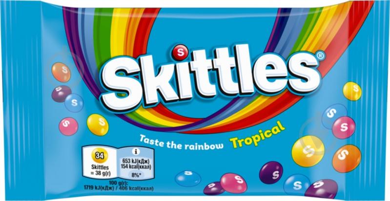 Драже Skittles 38 г - фото 1