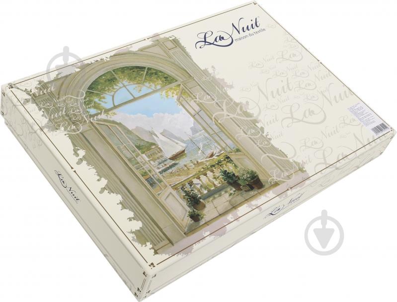 Комплект постельного белья Dusk 2,0 бежево-серый La Nuit - фото 6