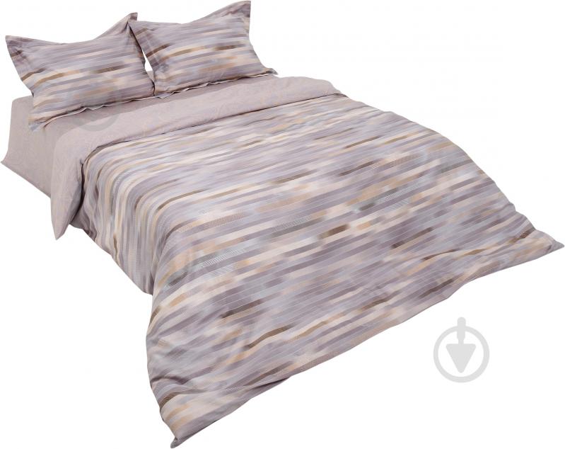 Комплект постельного белья Dusk 2,0 бежево-серый La Nuit - фото 1