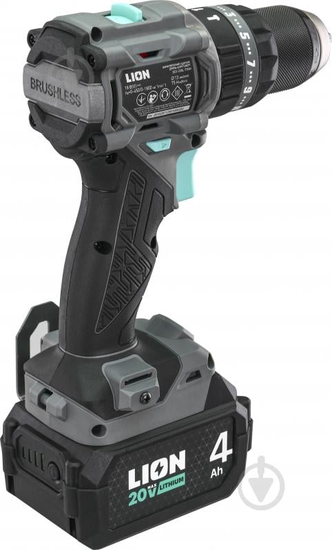 Шуруповерт ударний акумуляторний LION BD3-20BL-75NM - фото 5 Шуруповерт ударний акумуляторний LION BD3-20BL-75NM - фото 5