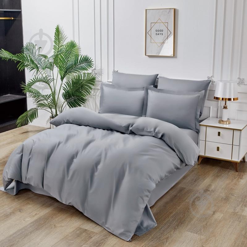 Комплект постільної білизни Mirage Gray-1,5 сірий Word of Dream - фото 3 Комплект постільної білизни Mirage Gray-1,5 сірий Word of Dream - фото 3