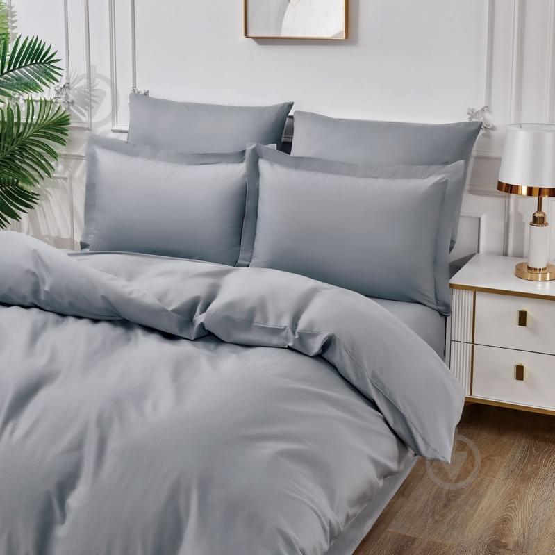 Комплект постільної білизни Mirage Gray-1,5 сірий Word of Dream - фото 5 Комплект постільної білизни Mirage Gray-1,5 сірий Word of Dream - фото 5