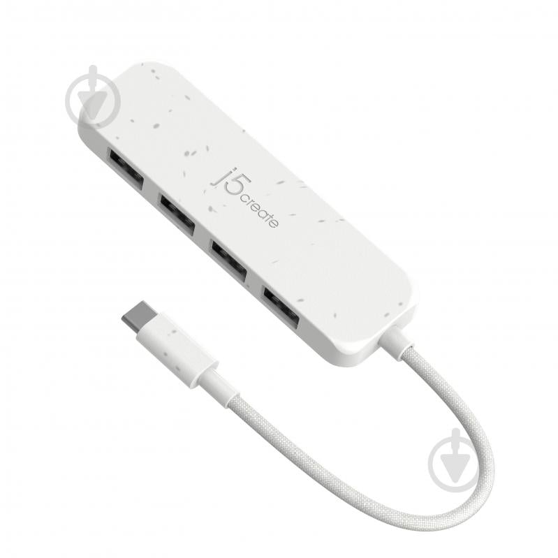 USB-хаб J5Create JCH341EW-N, USB 3.2, 10Gbps, USB-С на 4 USB-A - фото 1 USB-хаб J5Create JCH341EW-N, USB 3.2, 10Gbps, USB-С на 4 USB-A - фото 1