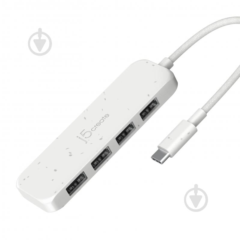 USB-хаб J5Create JCH341EW-N, USB 3.2, 10Gbps, USB-С на 4 USB-A - фото 2 USB-хаб J5Create JCH341EW-N, USB 3.2, 10Gbps, USB-С на 4 USB-A - фото 2